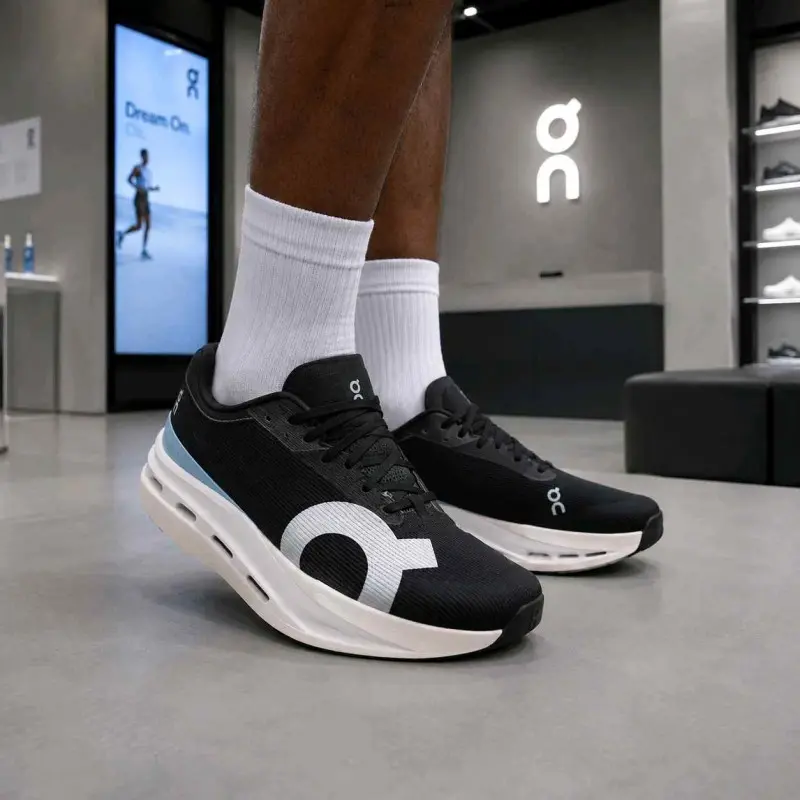 On Cloudboom Volt White Black 2647 - Image 9