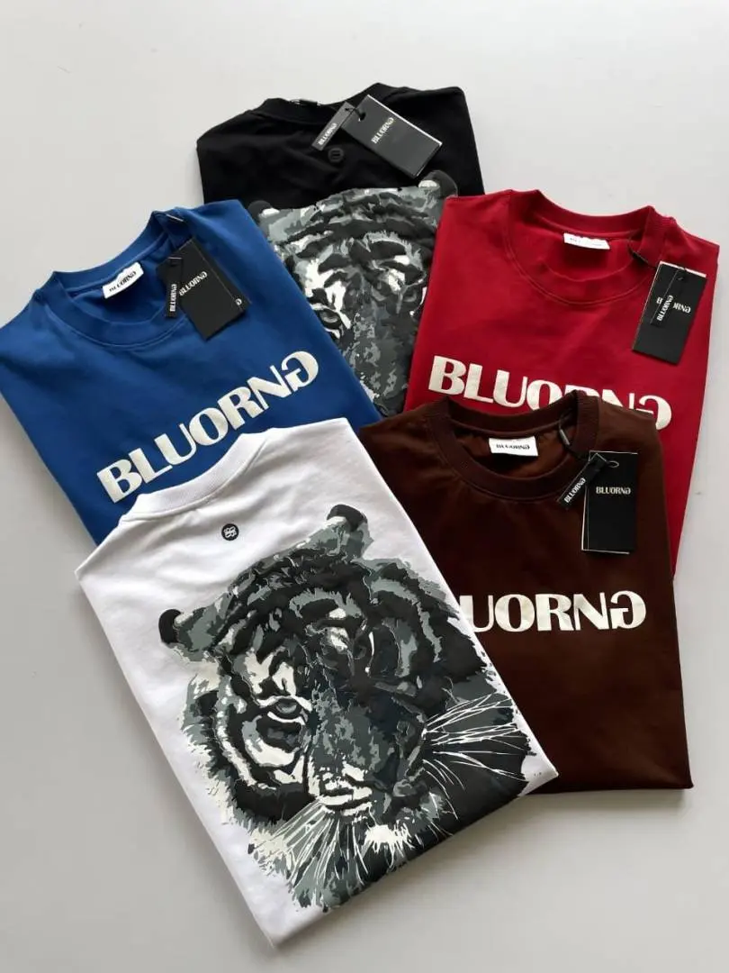 Bluorang impoted Primium Tshirt Blue - Image 5