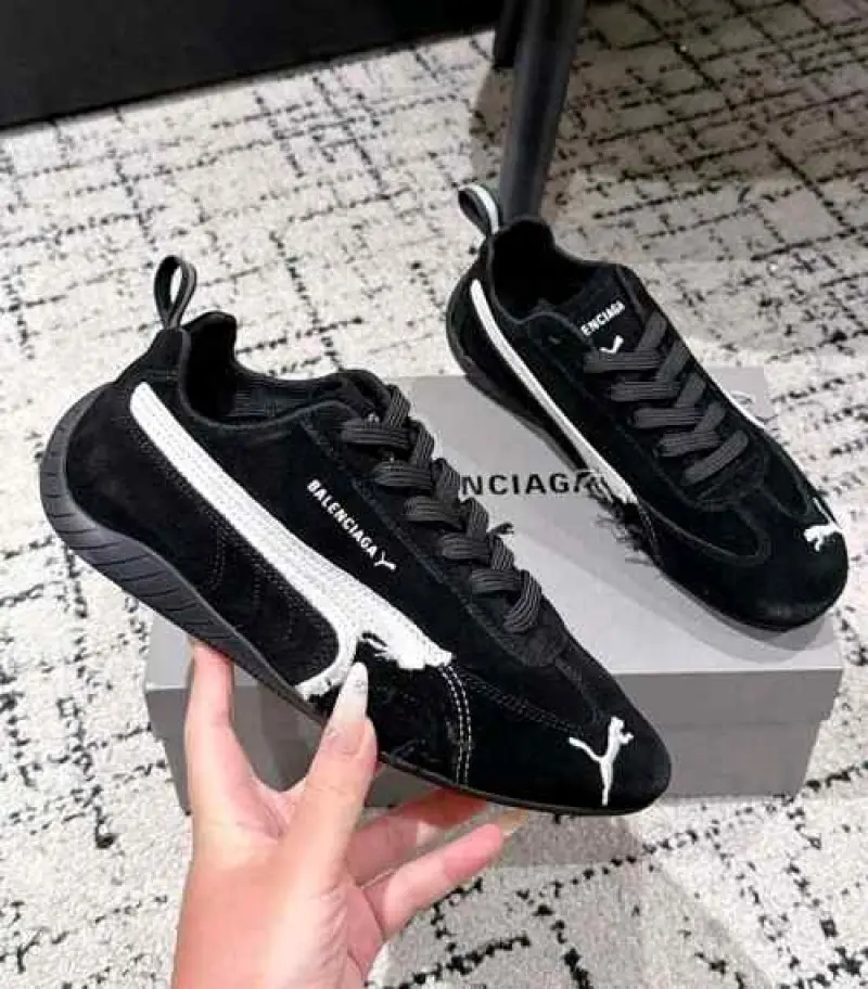 Puma x Balenciagaa Speedcat Suede Distressed BLACK