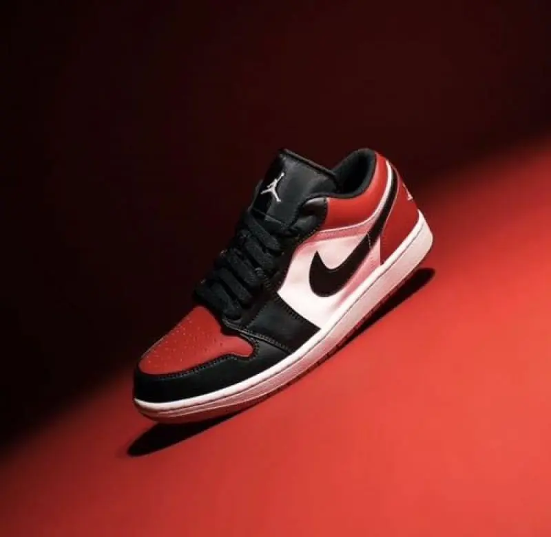 Air Jordan 1 Low Bred Toe Semi Ua - Image 4