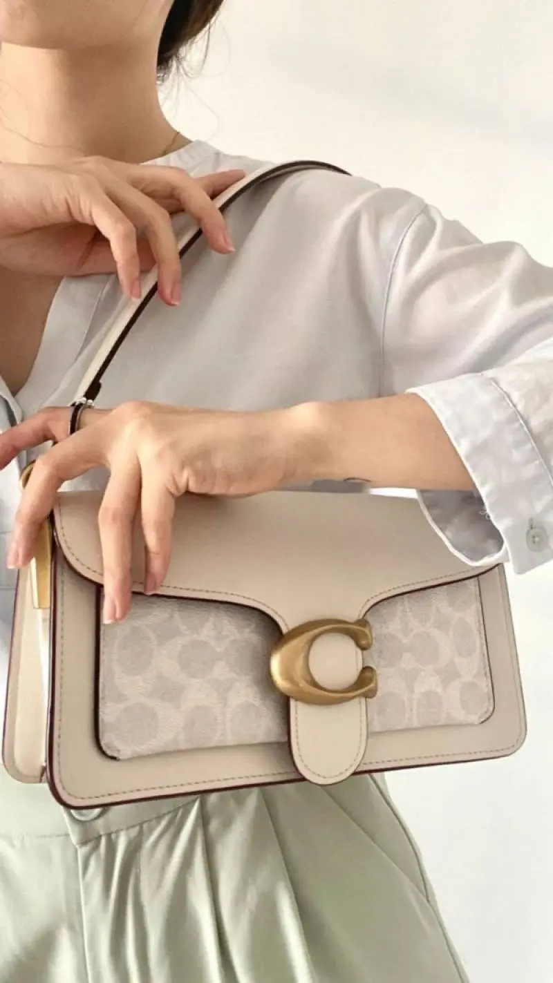Coach Tabby 26 Shoulder Bag With OG Box & Dust Bag (Printed White-848) - Image 4