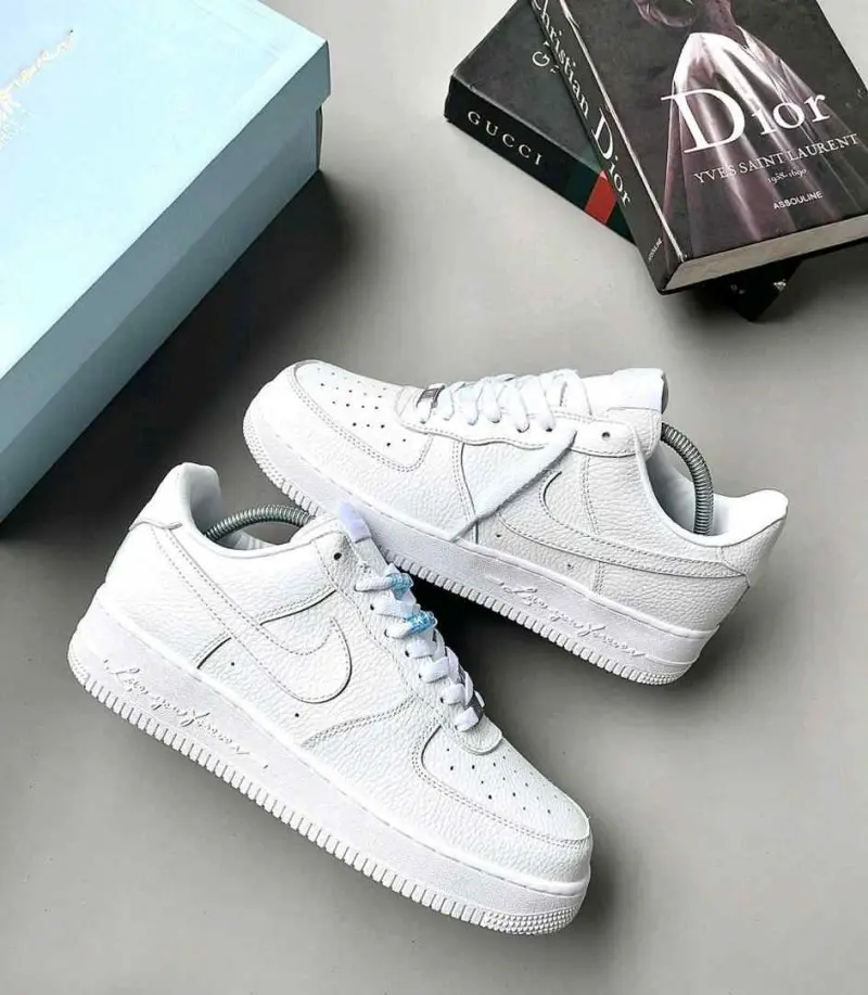 Nocta X Nikkee Airforce 1 Low Certified Lover Boy Triple White - Image 2