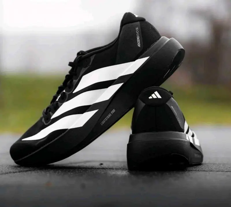 Adidas Adizero Evo SL Black White 2093 - Image 5