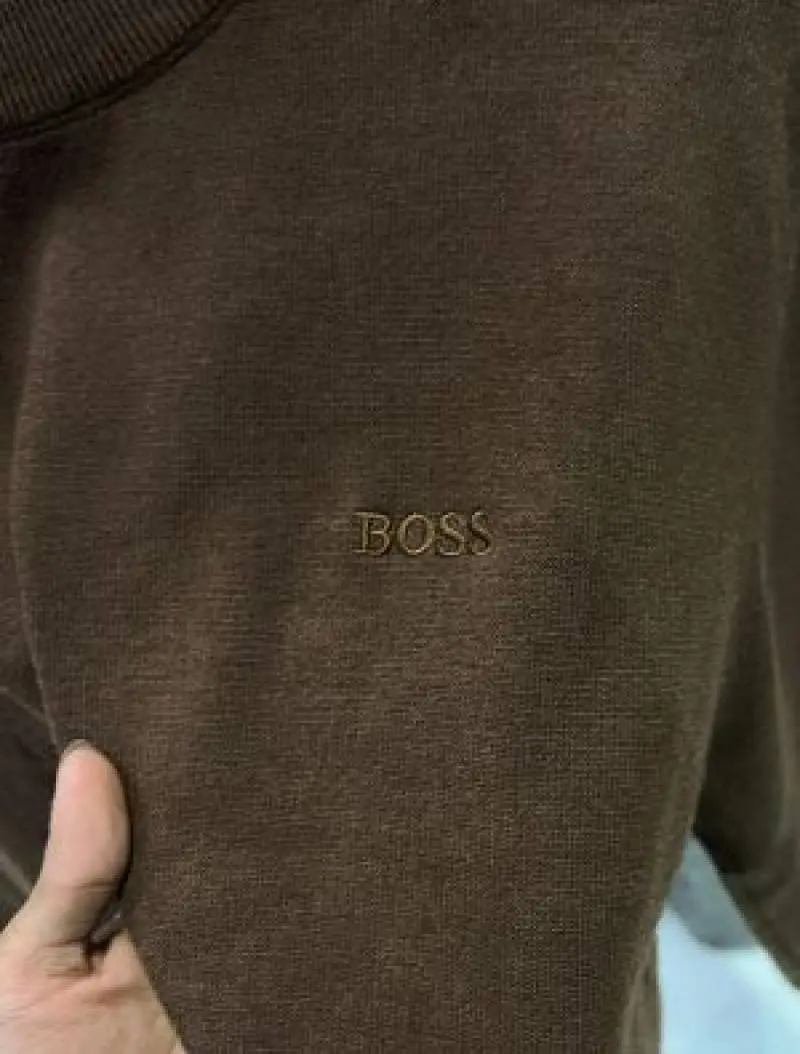 BOSS IMPORTED STORE ARTICLE SWEATER BROWN - Image 4