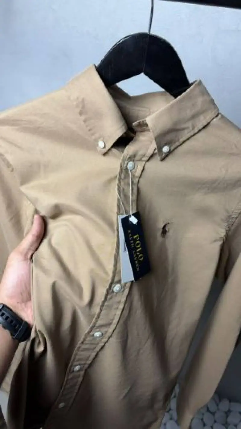 Ralph Lauren Premium Cotton Lycra Shirts 2572 - Image 3