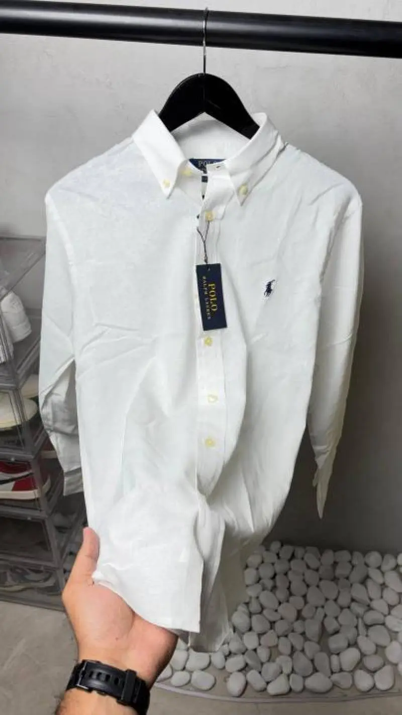 Ralph Lauren Premium Linen High Quality Shirts 2468 - Image 2