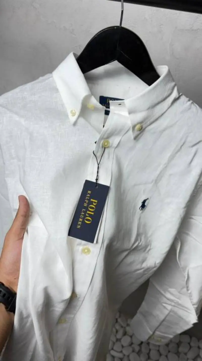 Ralph Lauren Premium Linen High Quality Shirts 2468 - Image 3