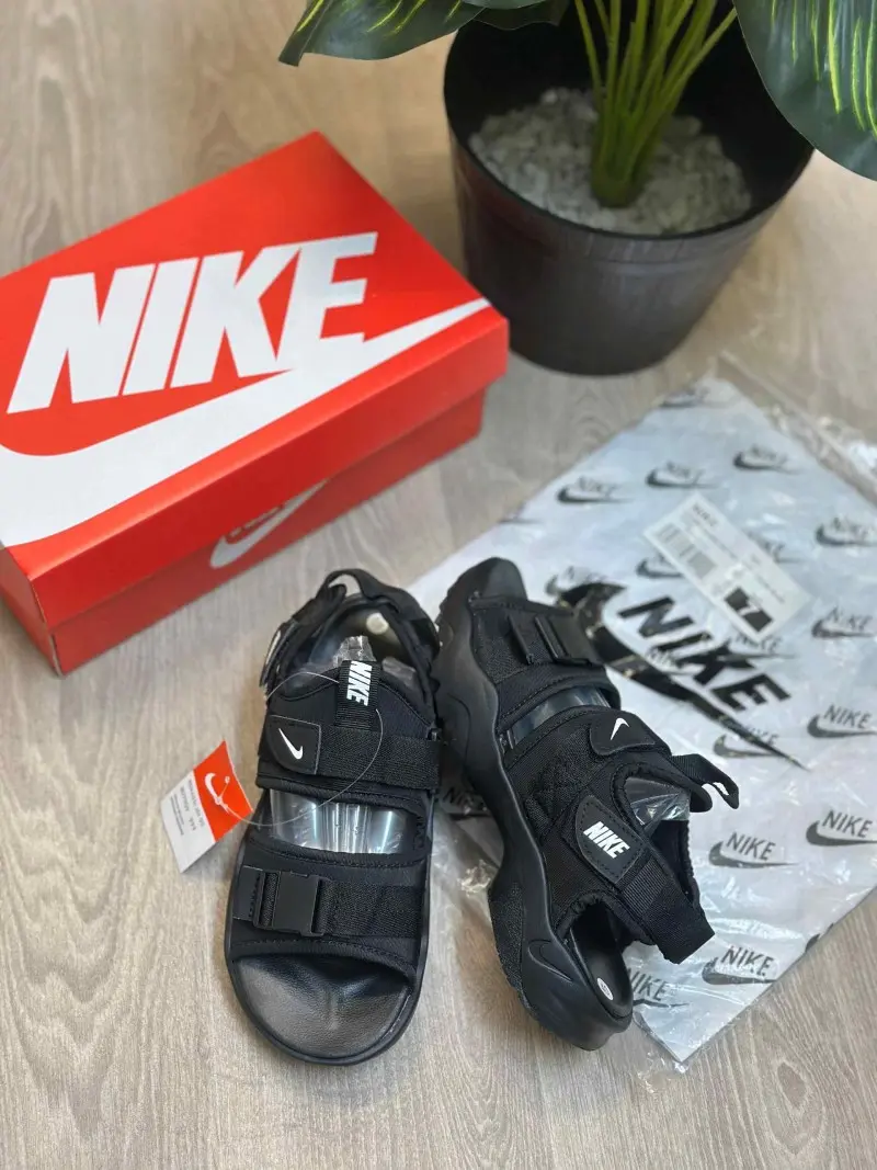 Nike Canyon All Black Premium Sports Sandal - Image 2