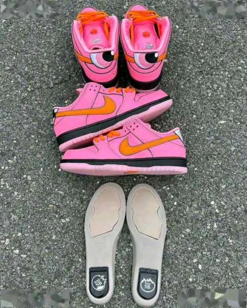 Nike SB Dunk Blossam Pink PowerPuff 584 - Image 4