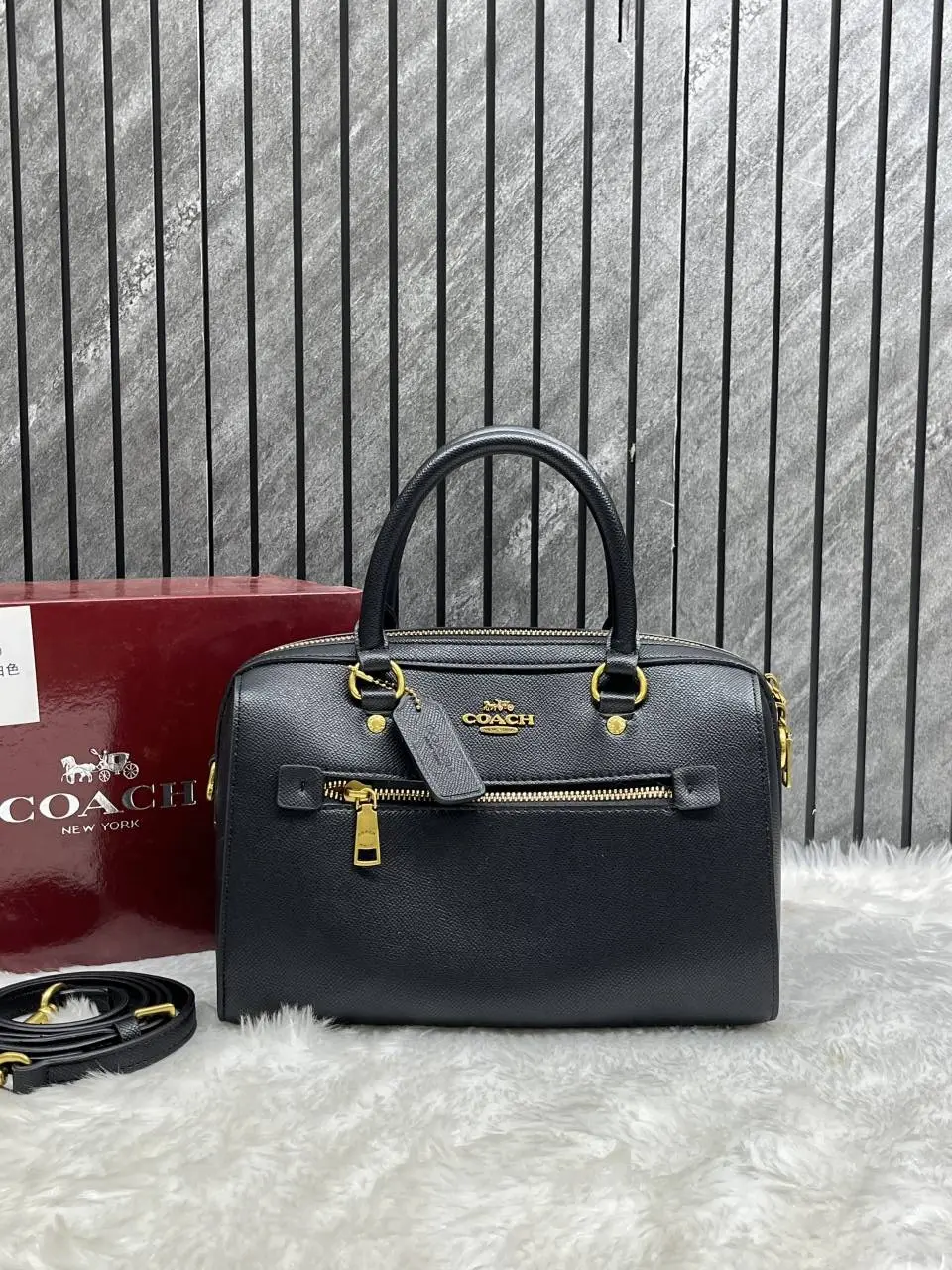 Coach Rowan Large Boston Bag With OriginalBox DustCover - Image 2