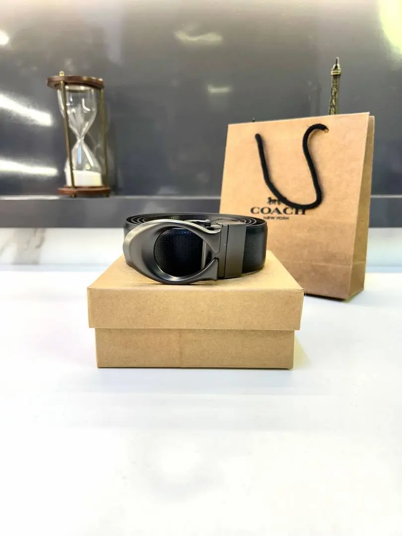 Coach Grey Reversible Belt Fa 784 - Image 2