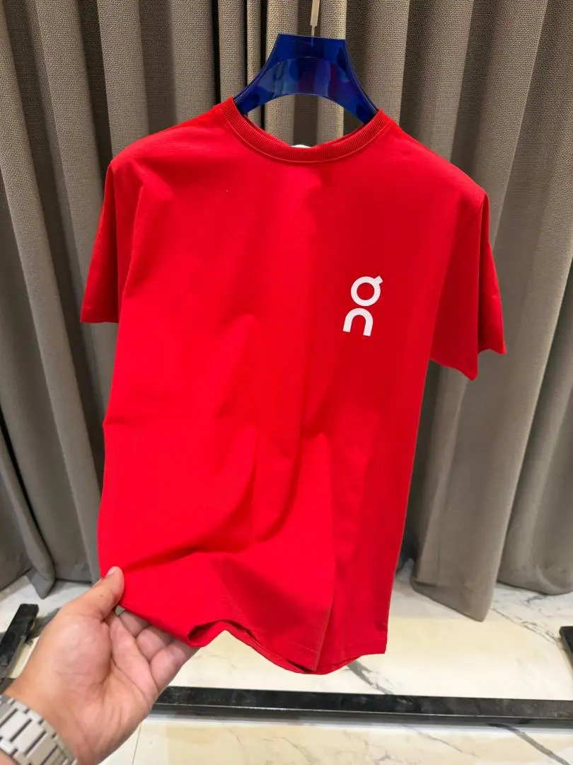 On Cloud Round Neck T-shirt Red - Image 3