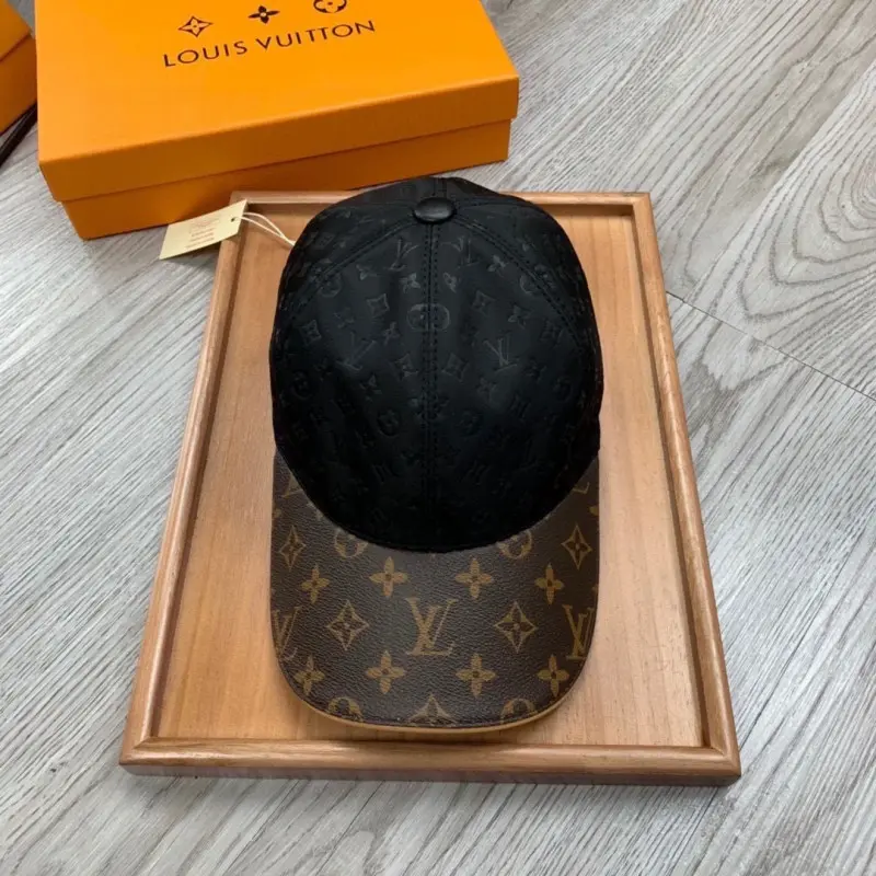 Louis Vuitton Exibit Dual MonoGram Premium Unisex Cap (With Safety Box) - Image 6