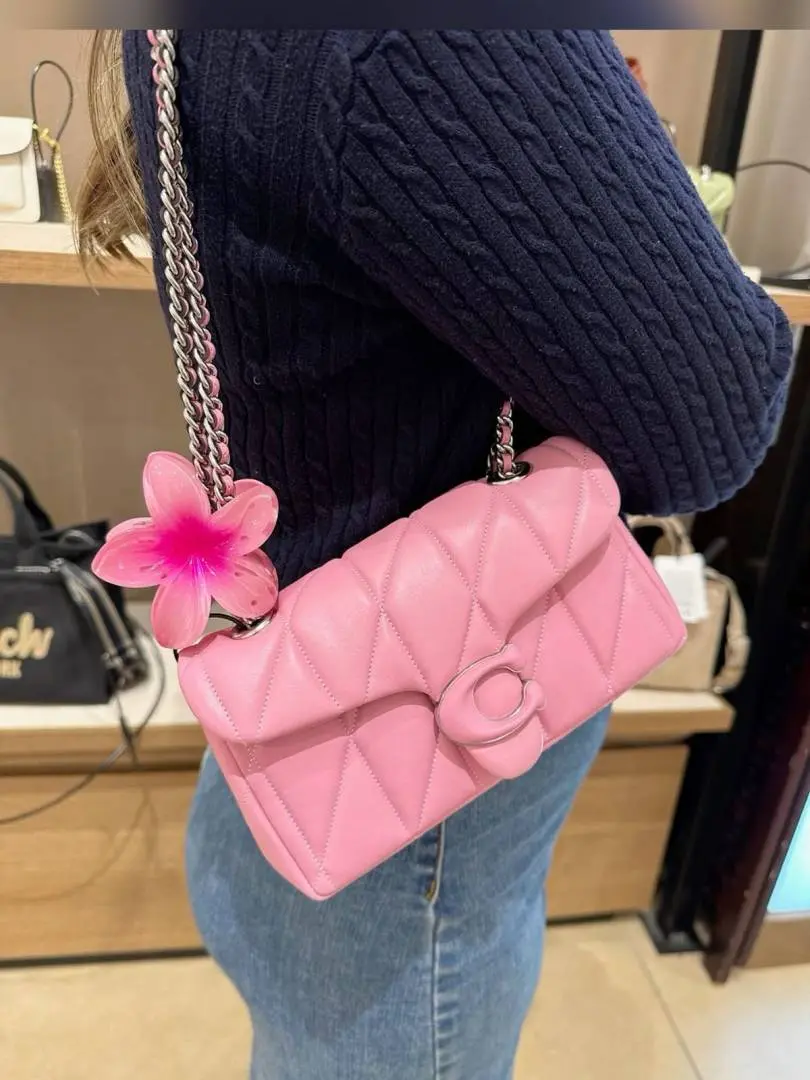 Coach Tabby 26 Quilted Pink Highend Quality With CarryBag DustCover