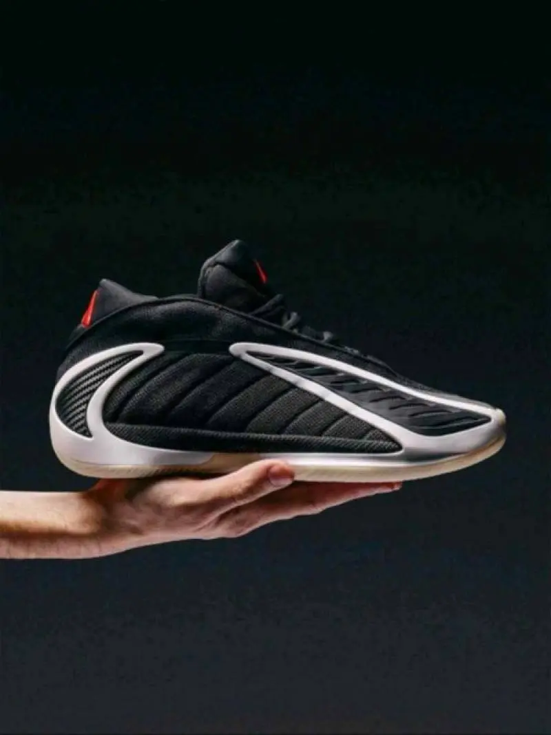 Adidas Anthony Edwards 2 Core Black Zero Metallic Red - Image 2
