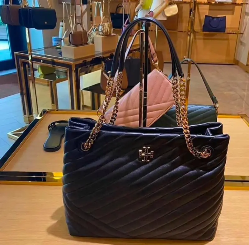 Tori Burch Kira Leather Tote With DustCover - Image 3