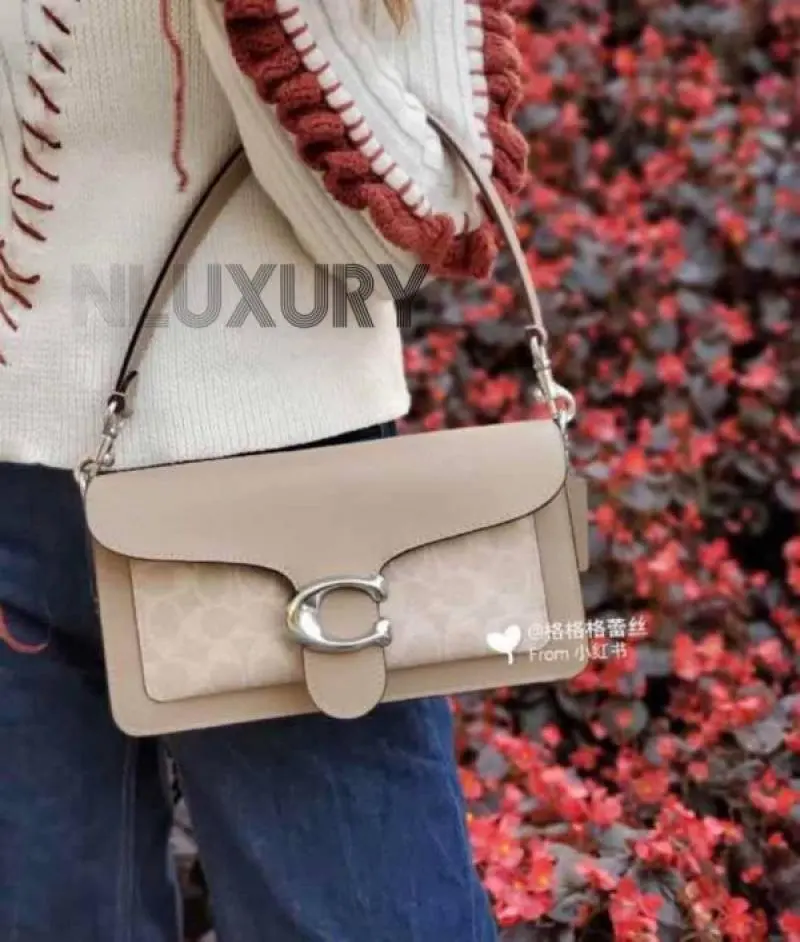 Coach Tabby 26 Shoulder Bag With OG Box & Dust Bag (Beige Cream-847) - Image 6