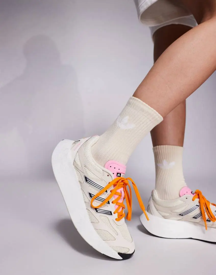Adidas Adizero Aruku Wonder White orange - Image 3