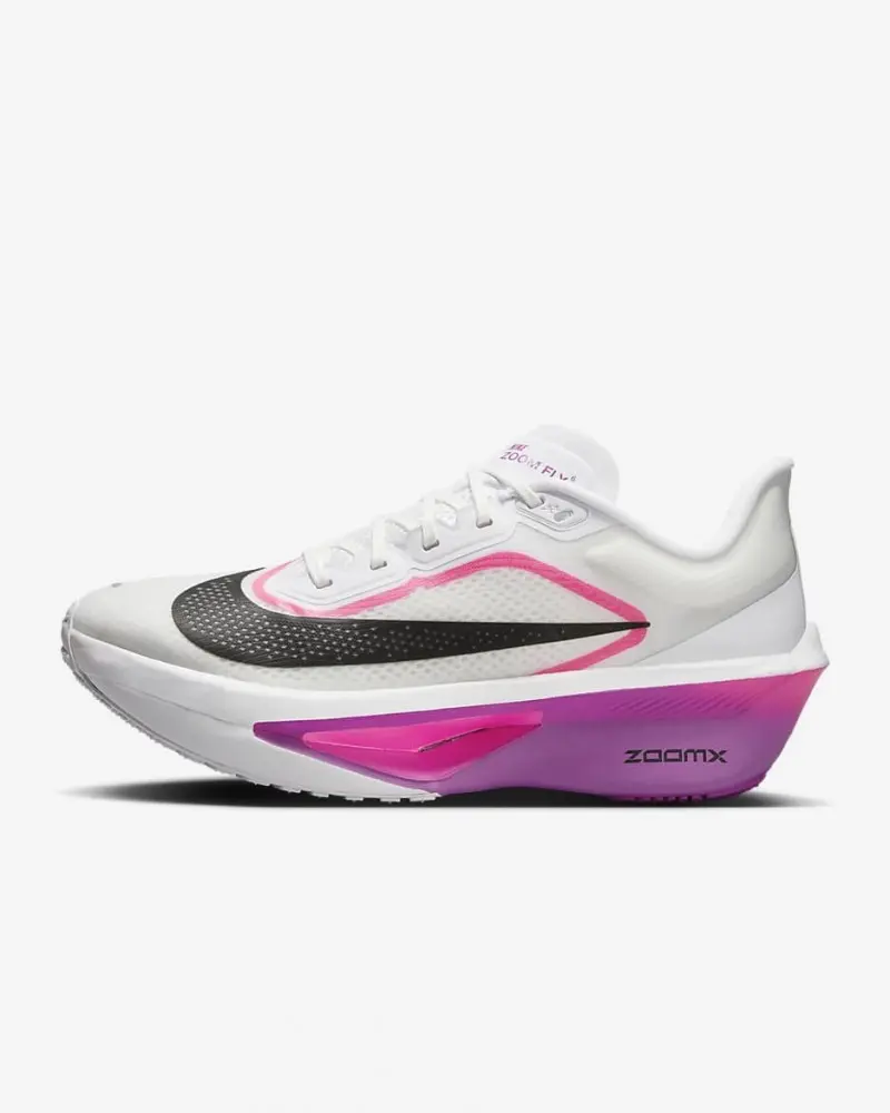 Nike Air Zoom Fly 6 White Purple - Image 3