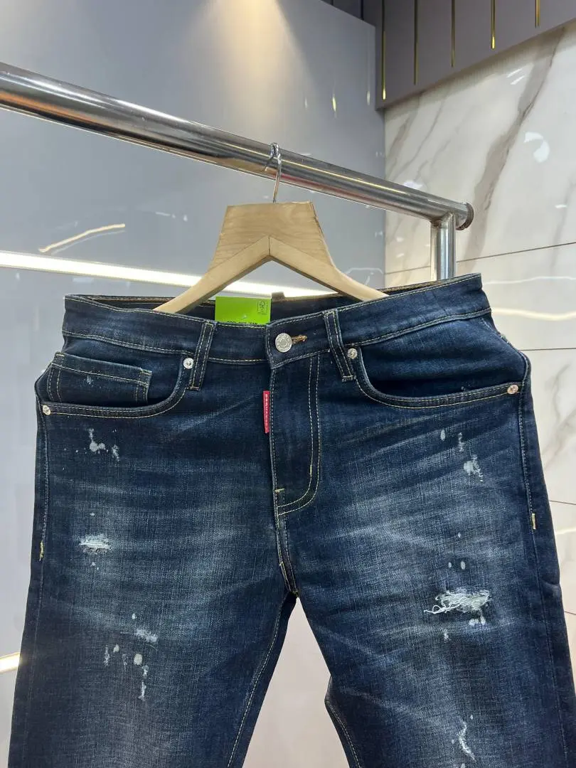 Dsquare D Premium Imported Stretchable Lycra Fabric Denim Sale Offer 1039 - Image 4