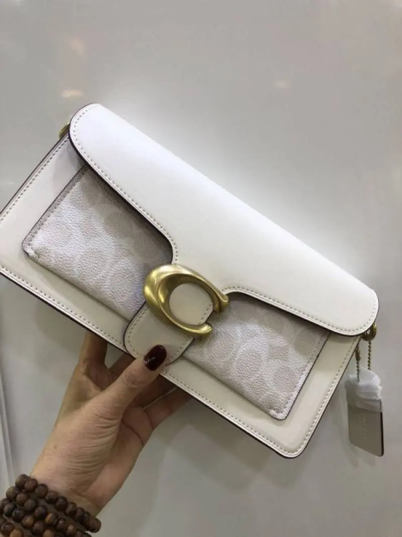 Coach Tabby 26 Shoulder Bag With OG Box & Dust Bag (Printed White-848) - Image 7