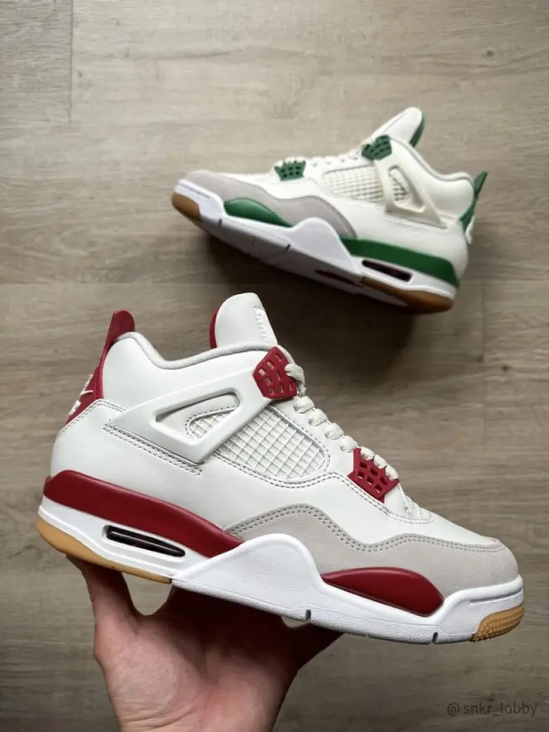 Nike SB x air jordan 4 varsity red - Image 2