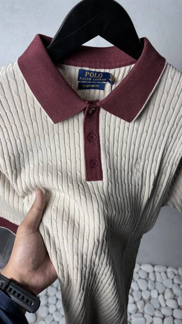 Ralph Lauren Premium Knit Polo T-Shirt 1416 - Image 2