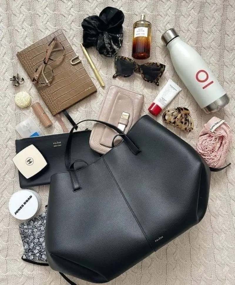 Polenne Cyme Large Tote With Wallet & Original Dust Cover - Image 8
