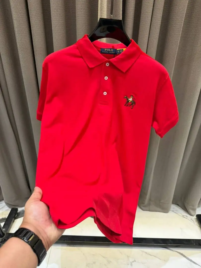 Ralph Lauren Chest Logo Polo T-shirt Red - Image 3