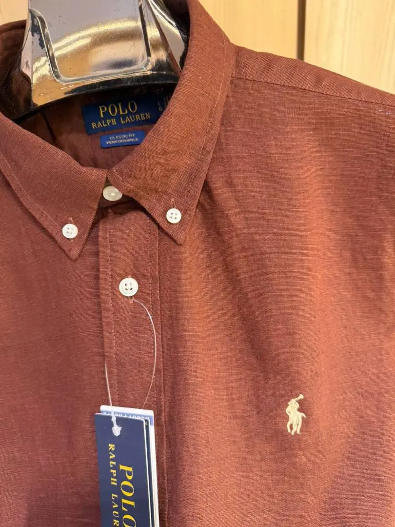 Ralph LAUREN P-OLO IMPORTED STORE ARTICLE SHIRT leelan fabric - Image 5