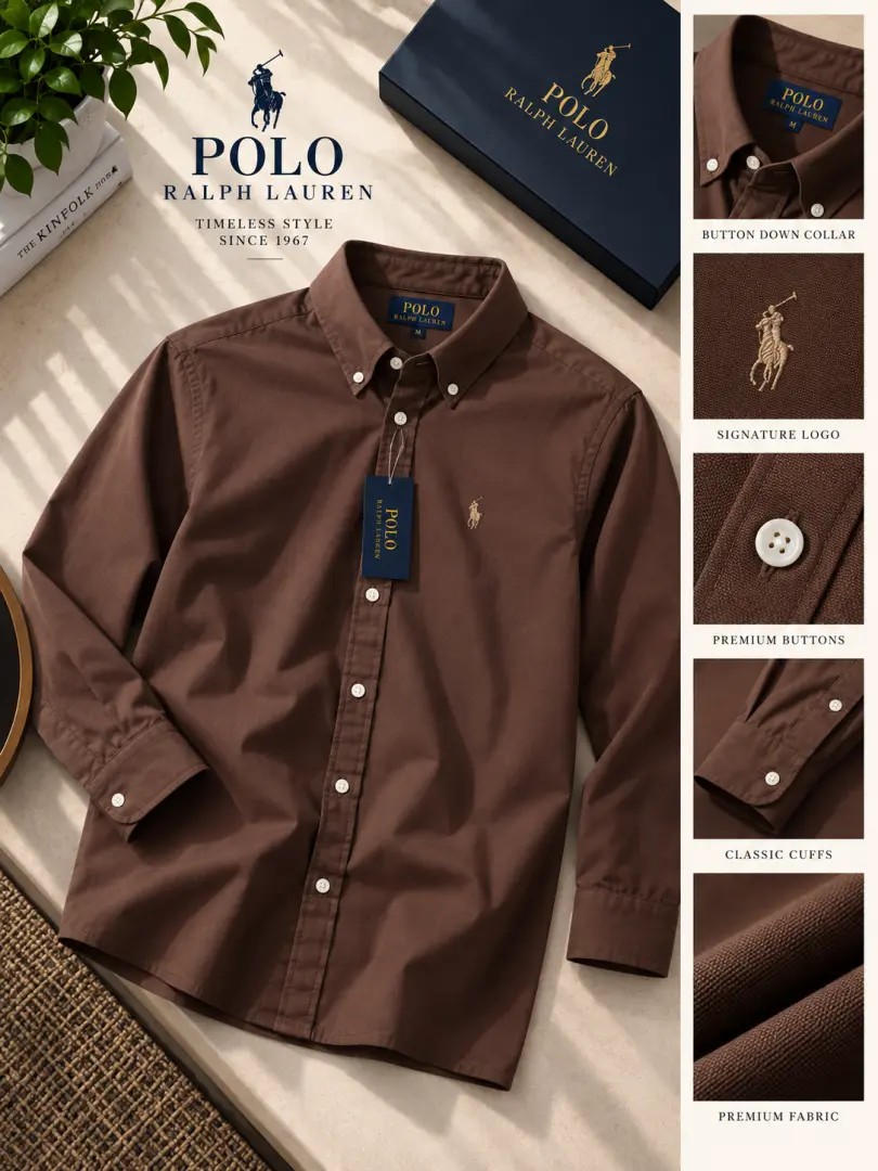 Ralph Lauren Premium Cotton Lycra Shirts 2570