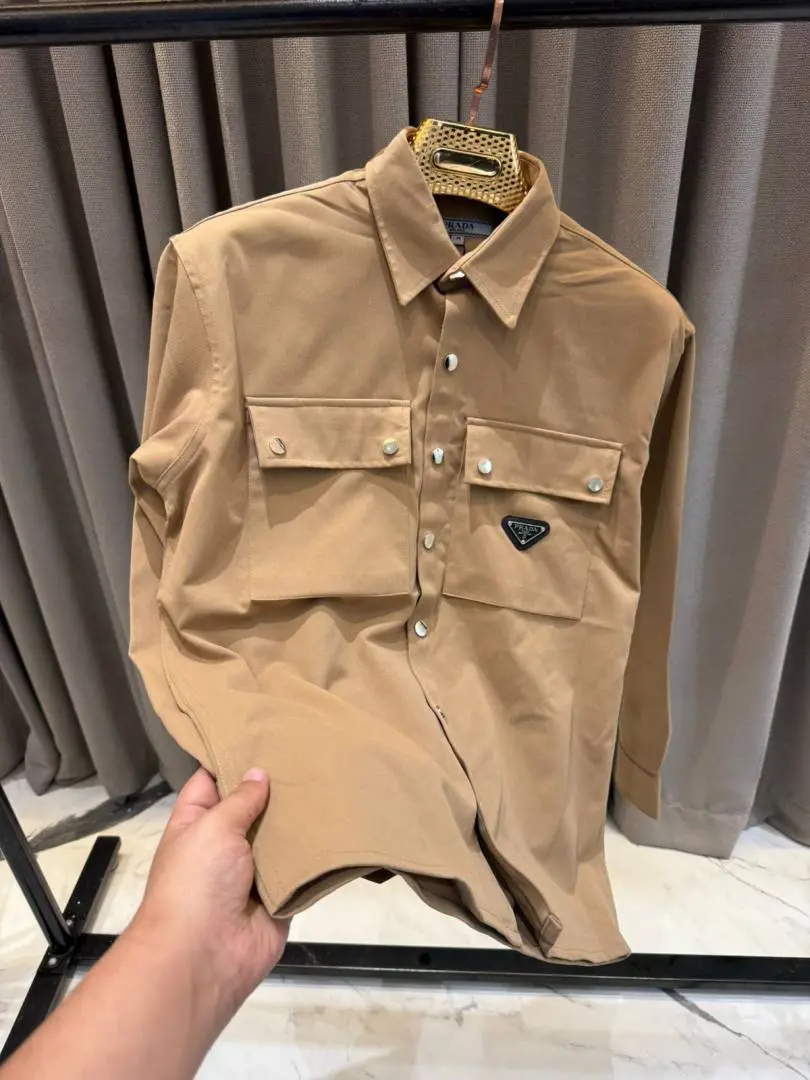 Prada Shacket Brown - Image 2