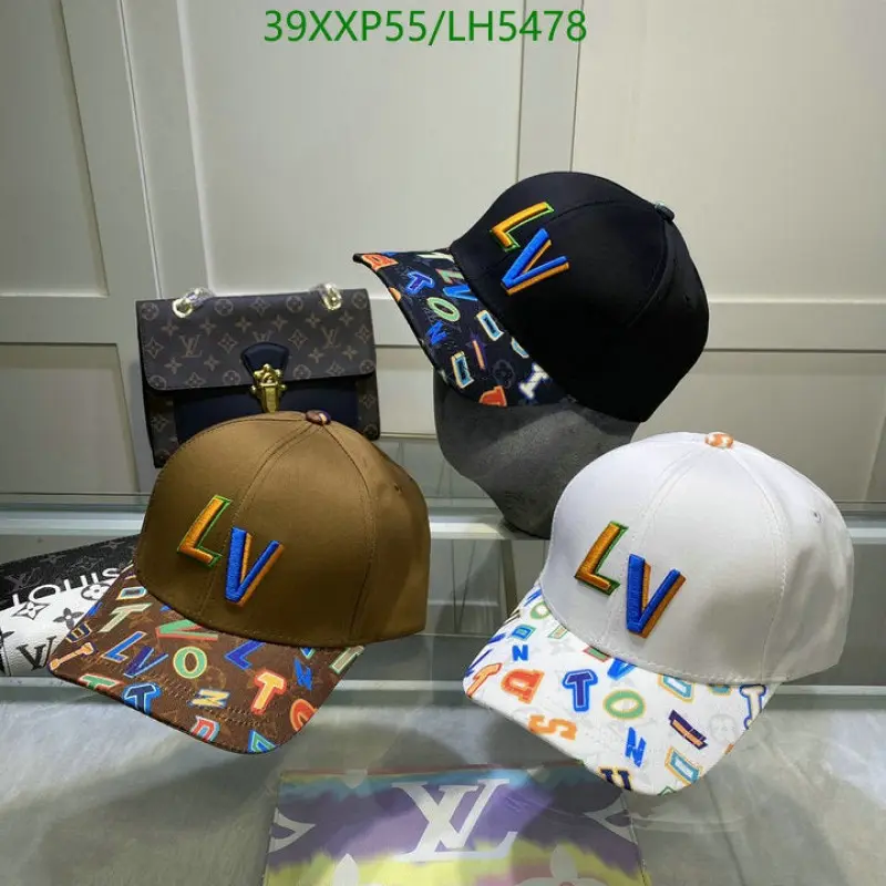 Louis Vuitton Embroidered Front Logo Alphabetic Black Premium Unisex Cap With Safety Box - Image 7