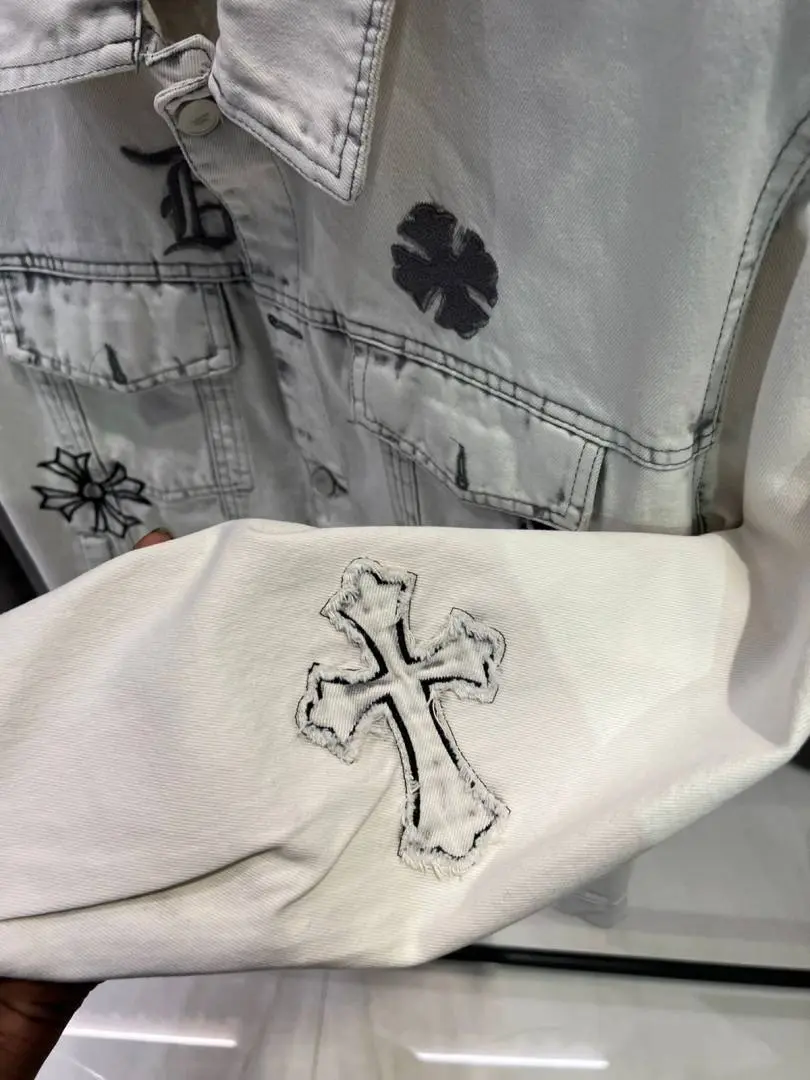 CHROME HEARTS IMPORTED STORE ARTICLE DENIM JACKET - Image 5