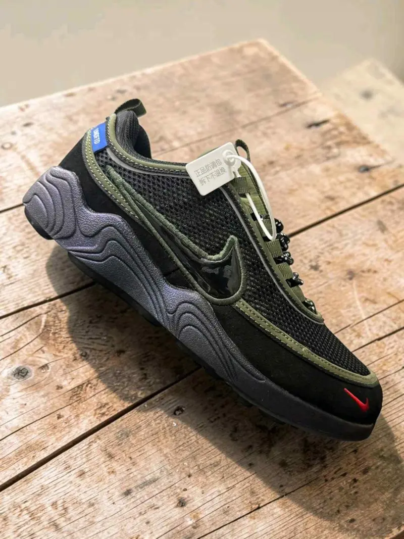 UNDEFEATED Nikkee x Air Zoom Spiridon Black And Green
