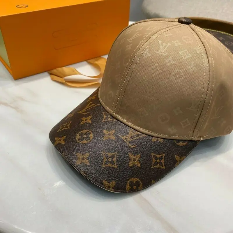 Louis Vuitton Exibit Dual MonoGram Premium Unisex Cap (With Safety Box) - Image 3