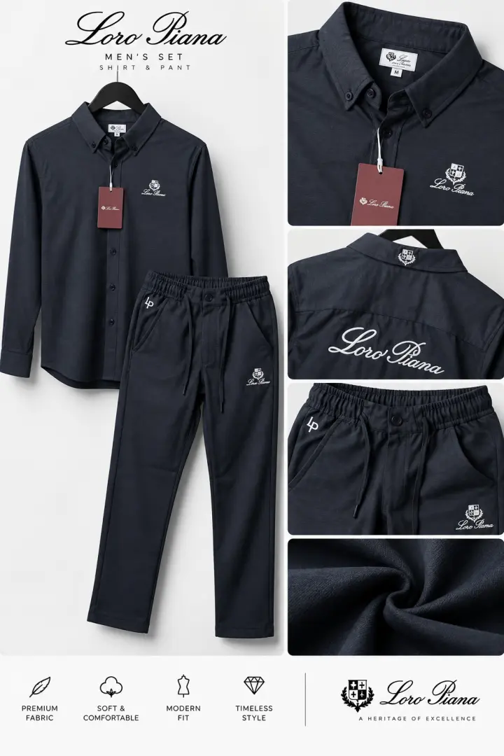 Loro Pian a Premium Linen Track Suit 2681