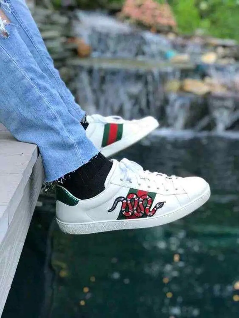 Gucci Aces Trainers Snake 6053 - Image 8