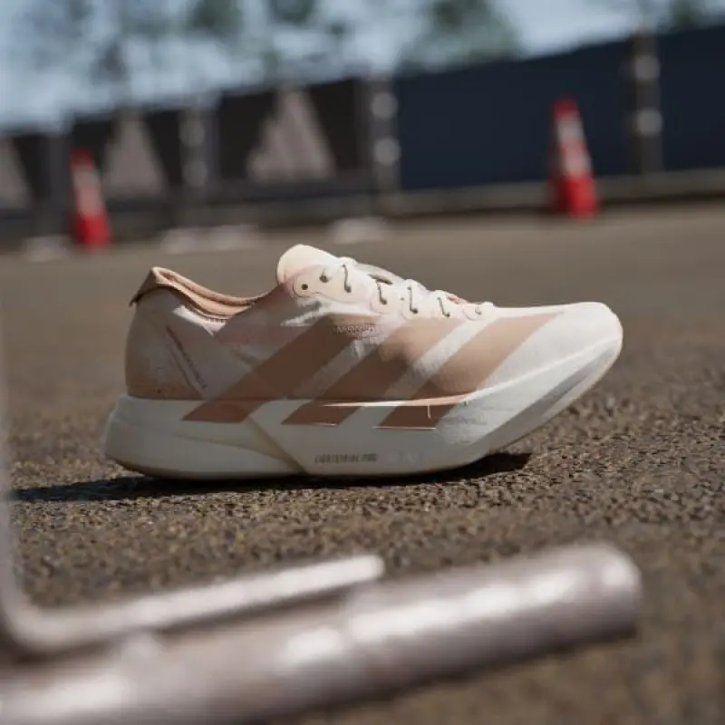 Adizero adios pro 4 shoes s adizero adios pro 4 warm sandstone