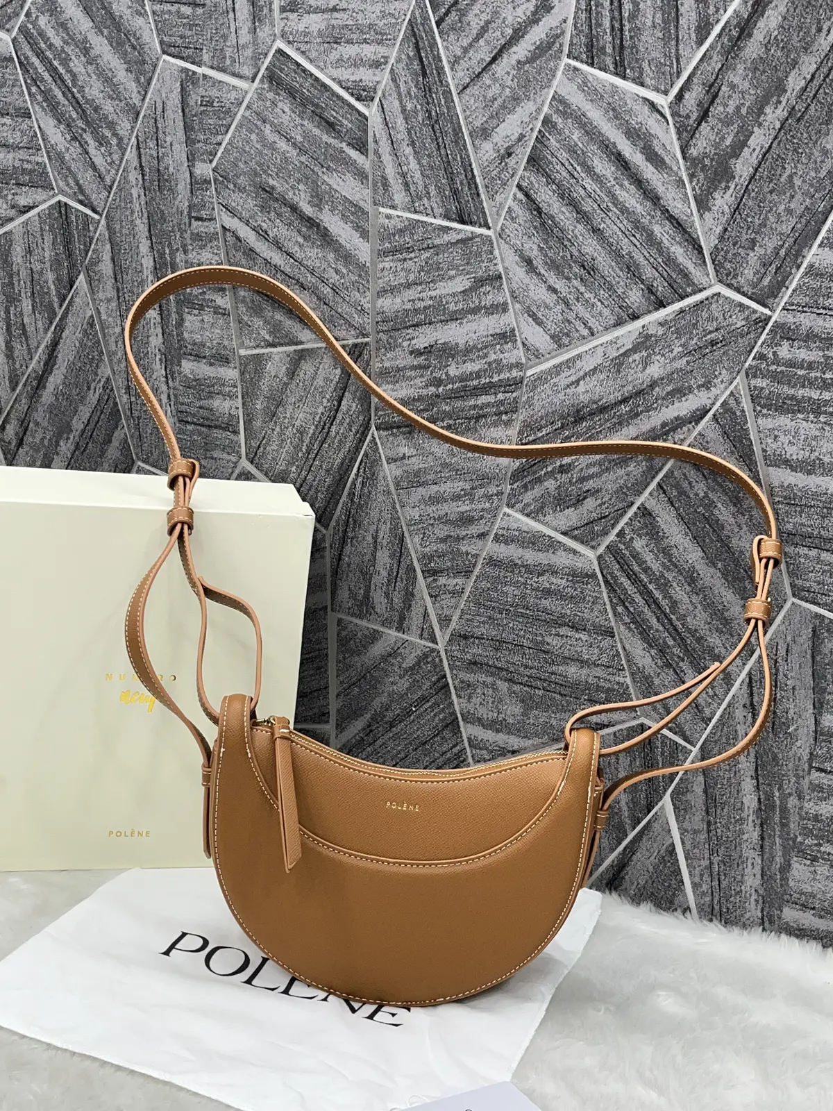 Polenne Numero Dix Crossbody Bag With Original Box & Dust Cover Packaging - Image 10