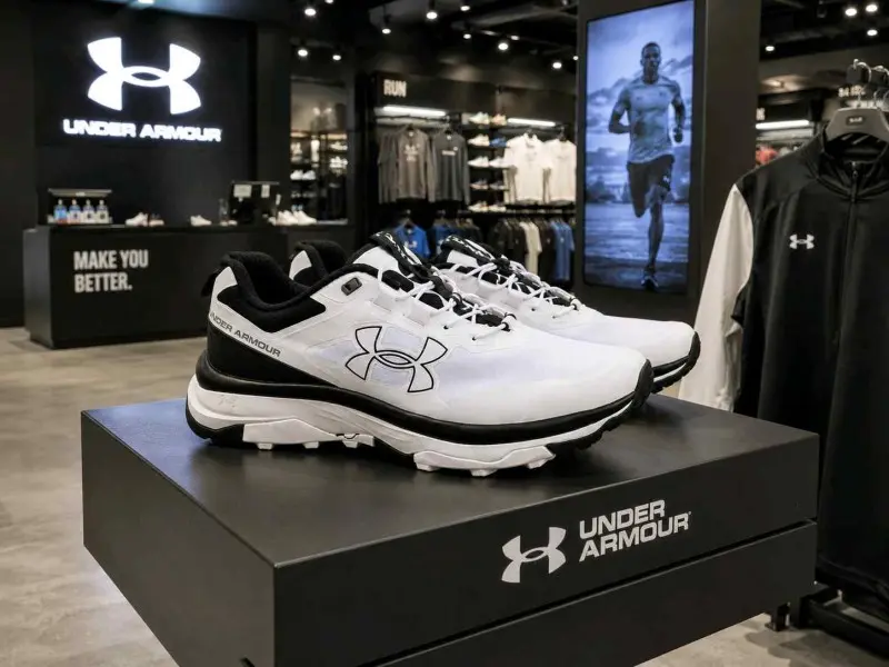 Under Armorr Charged Bandit Trail 2 White & Black 2574 - Image 4