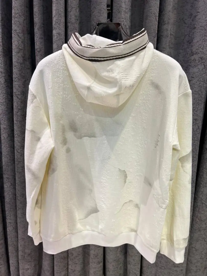 Versace IMPORTED HOODIE STORE ARTICLE CREAM - Image 5