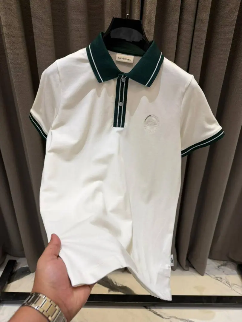 Lacoste Chest Logo Polo T-shirt White - Image 4