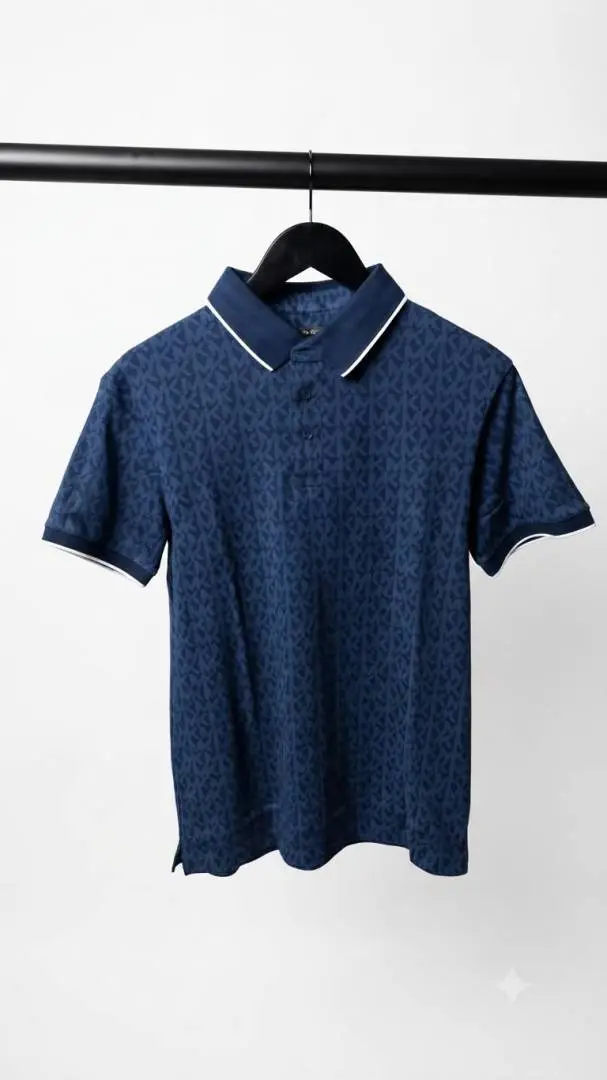 Michael Kor Monogram Polo T-Shirt 1129