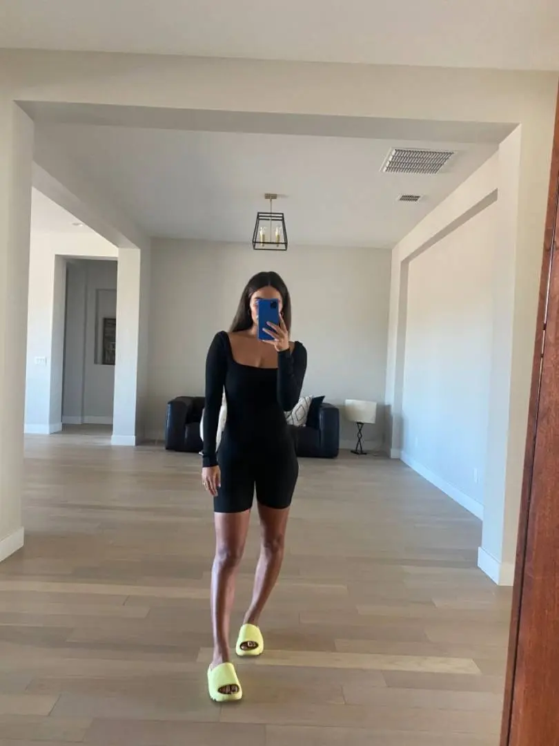 Adidas Yeezy Glow Green Slides For Women With Original Box - Image 6