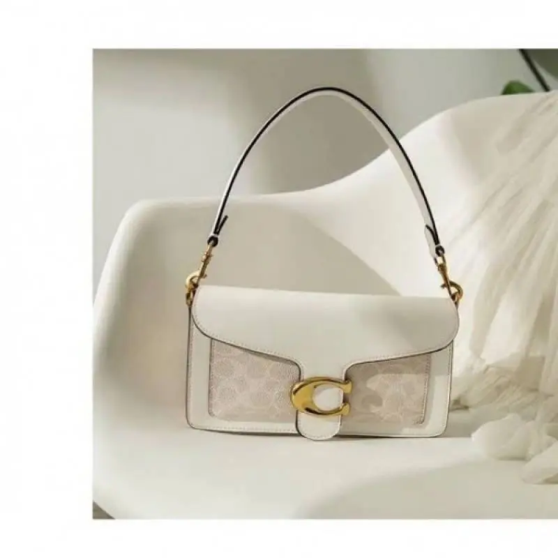 Coach Tabby 26 Shoulder Bag With OG Box & Dust Bag (Printed White-848) - Image 6