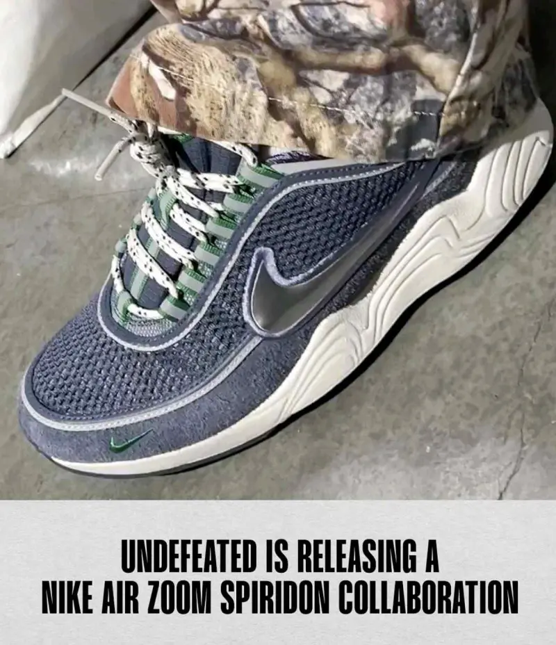 UNDEFEATED Nikkee x Air Zoom Spiridon Thunder Blue - Image 4