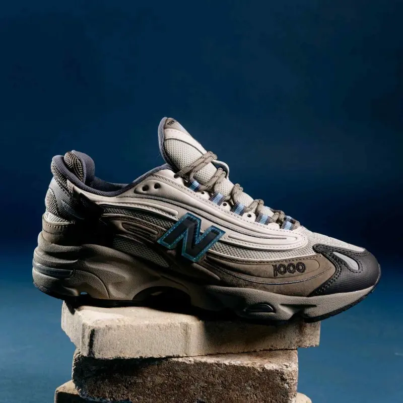 New Balencee 1000 Suede Cordura Beige 1266 - Image 6