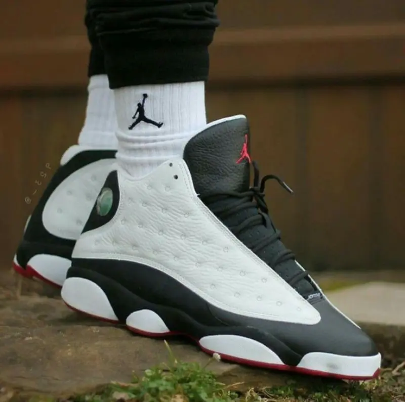 Nike Air Jordan Retro 13 White Black 785 - Image 4