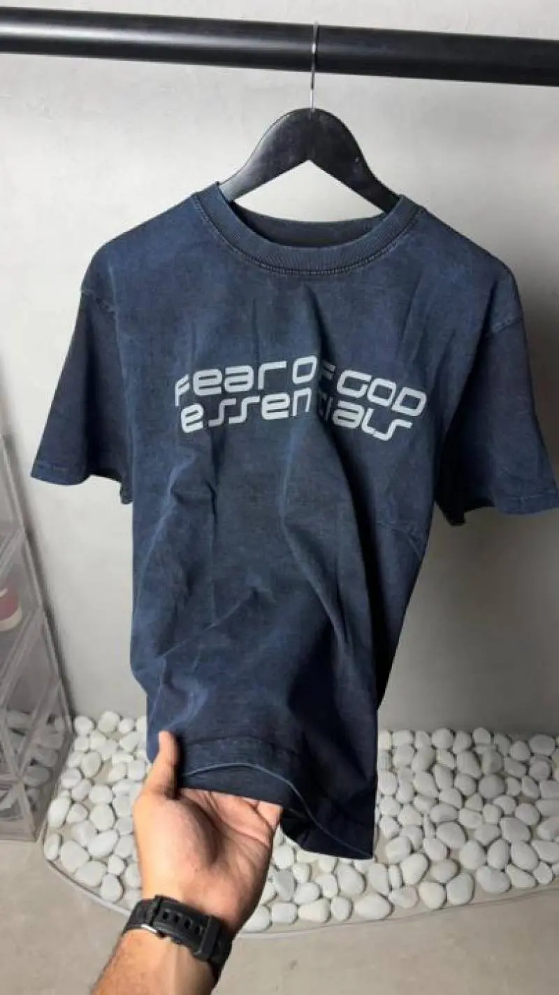 Essential Fear Of God Premium Oversized T-Shirt 2128 - Image 3